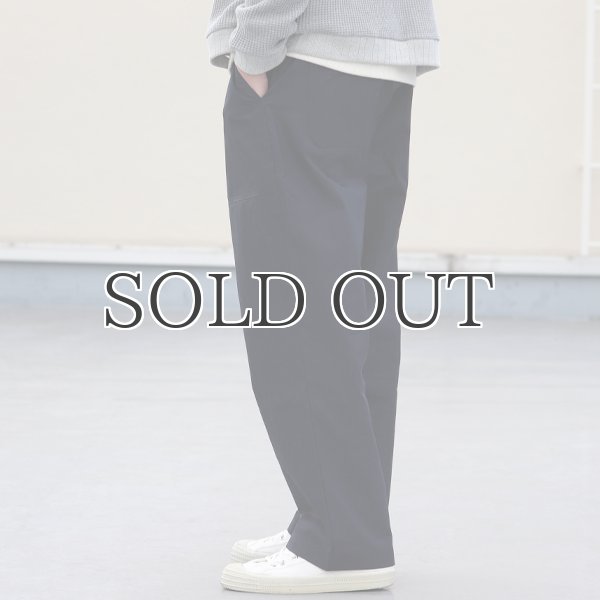 画像4: グリストーンW 綿ナイロン高密度ギャバ ベイカー ワイドパンツ【MADE IN JAPAN】『日本製』/ Upscape Audience (4)