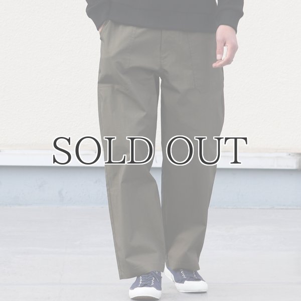 画像3: グリストーンW 綿ナイロン高密度ギャバ ベイカー ワイドパンツ【MADE IN JAPAN】『日本製』/ Upscape Audience (3)