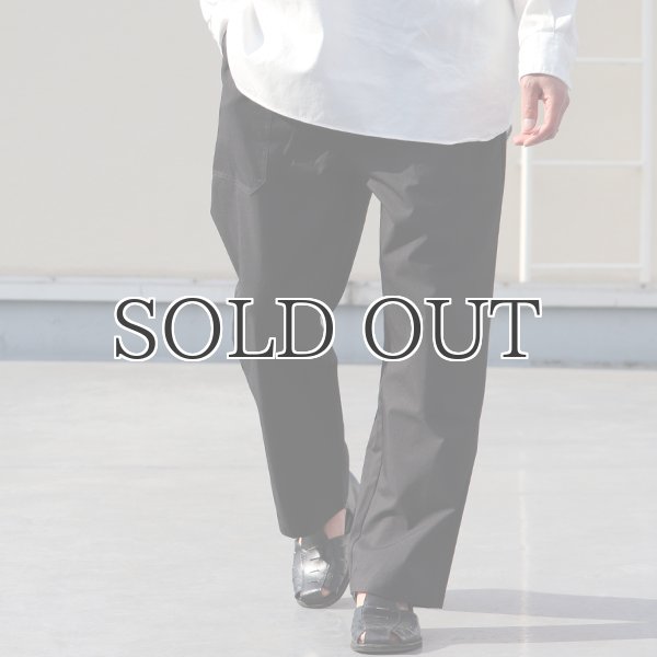 画像17: グリストーンW 綿ナイロン高密度ギャバ ベイカー ワイドパンツ【MADE IN JAPAN】『日本製』/ Upscape Audience (17)