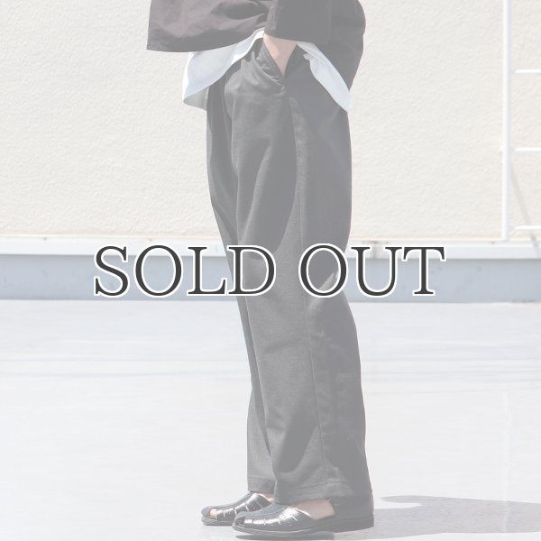 画像5: ギャバジンストレッチ 2タック イージーワイドパンツ【MADE IN JAPAN】『日本製』/ Upscape Audience (5)