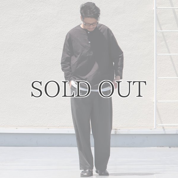 画像6: ギャバジンストレッチ 2タック イージーワイドパンツ【MADE IN JAPAN】『日本製』/ Upscape Audience (6)