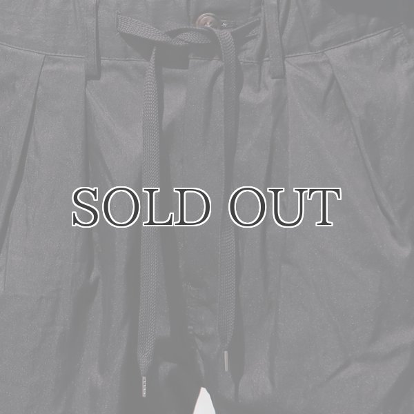 画像14: グリストーンW 綿ナイロン高密度ギャバ 2タックワイドショーツ【MADE IN JAPAN】『日本製』/ Upscape Audience (14)