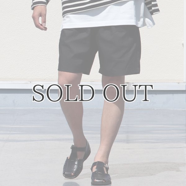 画像4: グリストーンW 綿ナイロン高密度ギャバ 2タックワイドショーツ【MADE IN JAPAN】『日本製』/ Upscape Audience (4)