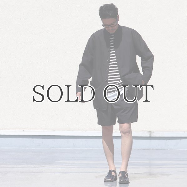 画像8: グリストーンW 綿ナイロン高密度ギャバ 2タックワイドショーツ【MADE IN JAPAN】『日本製』/ Upscape Audience (8)