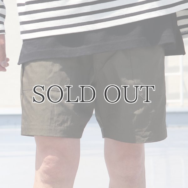 画像3: グリストーンW 綿ナイロン高密度ギャバ ベイカーワイドショーツ【MADE IN JAPAN】『日本製』/ Upscape Audience (3)