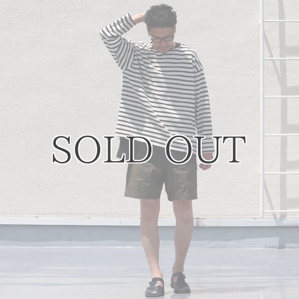 画像6: グリストーンW 綿ナイロン高密度ギャバ ベイカーワイドショーツ【MADE IN JAPAN】『日本製』/ Upscape Audience (6)