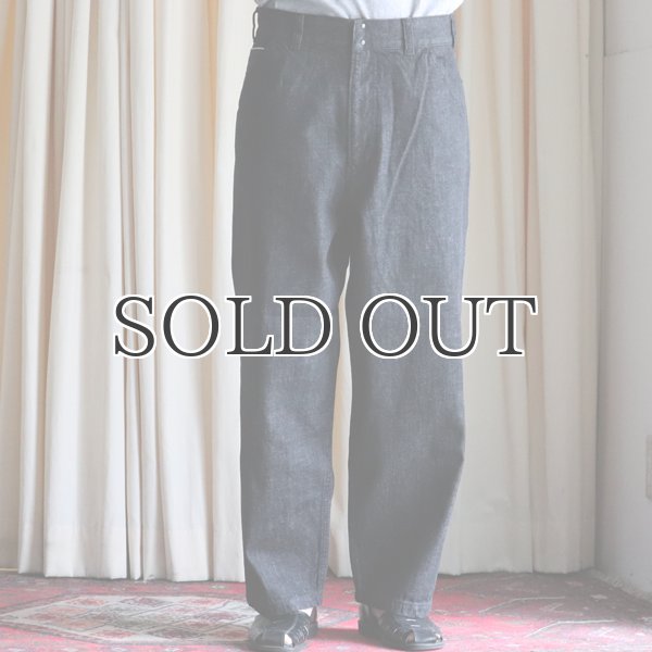 画像9: 赤耳(セルヴィッチ)ブラックデニム ワンウォッシュ ユーティリティ パンツ【MADE IN JAPAN】『日本製』【送料無料】/ Upscape Audience (9)