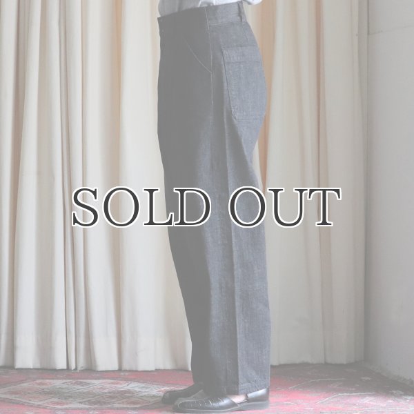 画像11: 赤耳(セルヴィッチ)ブラックデニム ワンウォッシュ ユーティリティ パンツ【MADE IN JAPAN】『日本製』【送料無料】/ Upscape Audience (11)