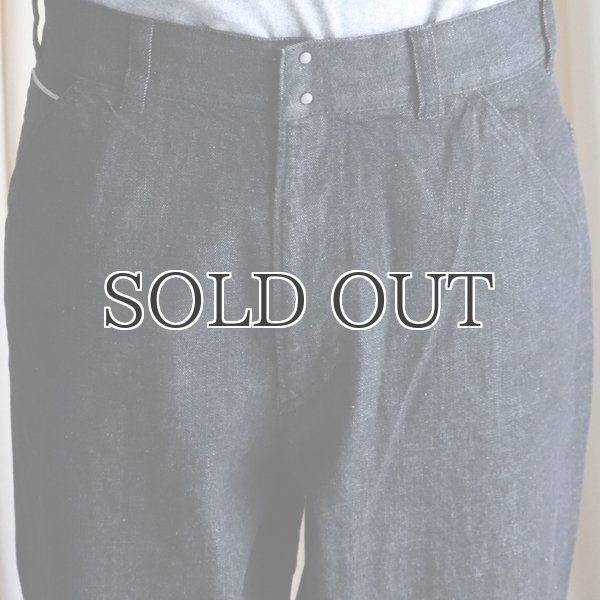 画像14: 赤耳(セルヴィッチ)ブラックデニム ワンウォッシュ ユーティリティ パンツ【MADE IN JAPAN】『日本製』【送料無料】/ Upscape Audience (14)