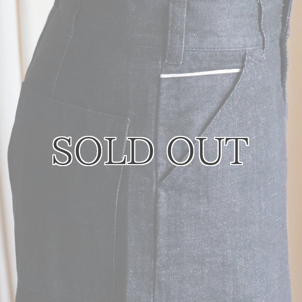 画像16: 赤耳(セルヴィッチ)ブラックデニム ワンウォッシュ ユーティリティ パンツ【MADE IN JAPAN】『日本製』【送料無料】/ Upscape Audience (16)