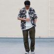 画像7: グリストーンW 綿ナイロン高密度ギャバ スノウカモ ワイドイージーパンツ【MADE IN JAPAN】『日本製』【送料無料】/ Upscape Audience (7)