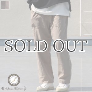 画像: 綿麻ビンテージソフトキャンバス ベイカー ワイドイージーパンツ【MADE IN JAPAN】『日本製』【送料無料】 / Upscape Audience