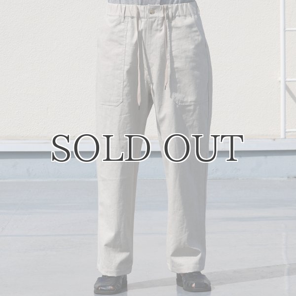 画像8: 綿麻ビンテージソフトキャンバス ベイカー ワイドイージーパンツ【MADE IN JAPAN】『日本製』【送料無料】 / Upscape Audience (8)