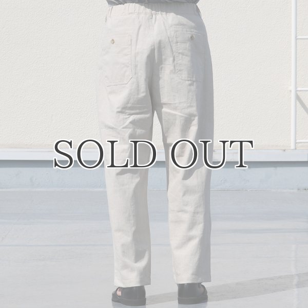 画像11: 綿麻ビンテージソフトキャンバス ベイカー ワイドイージーパンツ【MADE IN JAPAN】『日本製』【送料無料】 / Upscape Audience (11)