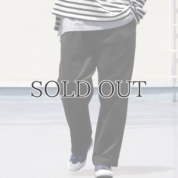 画像10: 14W（ウェール）コール天（コーデュロイ）2タック ワイドイージーパンツ【MADE IN JAPAN】『日本製』【送料無料】/ Upscape Audience (10)