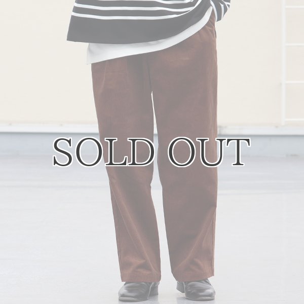 画像13: 14W（ウェール）コール天（コーデュロイ）2タック ワイドイージーパンツ【MADE IN JAPAN】『日本製』【送料無料】/ Upscape Audience (13)