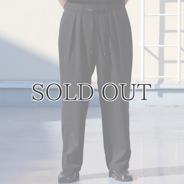 画像13: LANATEC® （ラナテック）LEI （ レイ ）TECH ウールライク ツイル 2タック イージーワイドパンツ【MADE IN JAPAN】『日本製』【送料無料】/ Upscape Audience (13)