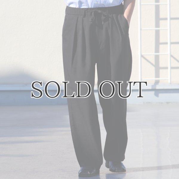 画像7: LANATEC® （ラナテック）LEI （ レイ ）TECH ウールライク ツイル 2タック イージーワイドパンツ【MADE IN JAPAN】『日本製』【送料無料】/ Upscape Audience (7)