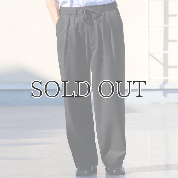 画像8: LANATEC® （ラナテック）LEI （ レイ ）TECH ウールライク ツイル 2タック イージーワイドパンツ【MADE IN JAPAN】『日本製』【送料無料】/ Upscape Audience (8)