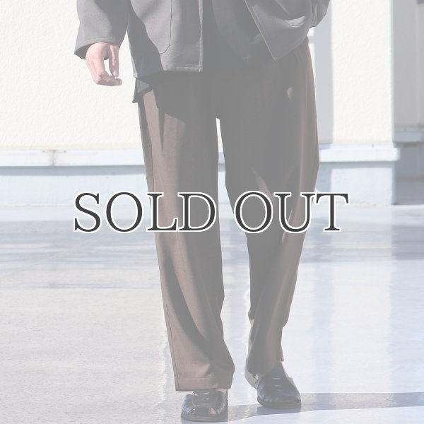 画像11: LANATEC® （ラナテック）LEI （ レイ ）TECH ウールライク ツイル 2タック イージーワイドパンツ【MADE IN JAPAN】『日本製』【送料無料】/ Upscape Audience (11)