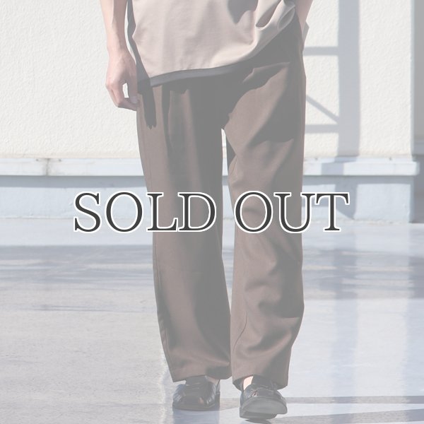 画像12: LANATEC® （ラナテック）LEI （ レイ ）TECH ウールライク ツイル 2タック イージーワイドパンツ【MADE IN JAPAN】『日本製』【送料無料】/ Upscape Audience (12)