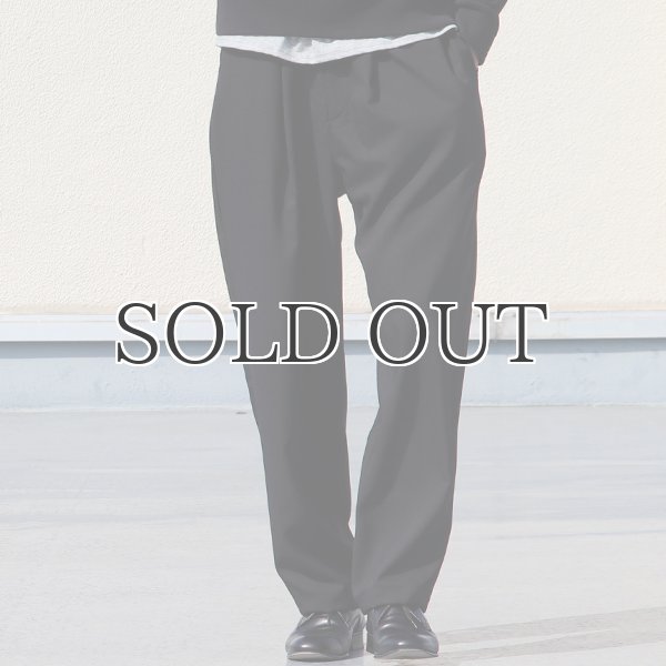 画像13: Reflax®(リフラクス)テック リネンライク ウェザー 1タックワイドイージーパンツ【MADE IN JAPAN】『日本製』/ Upscape Audience (13)