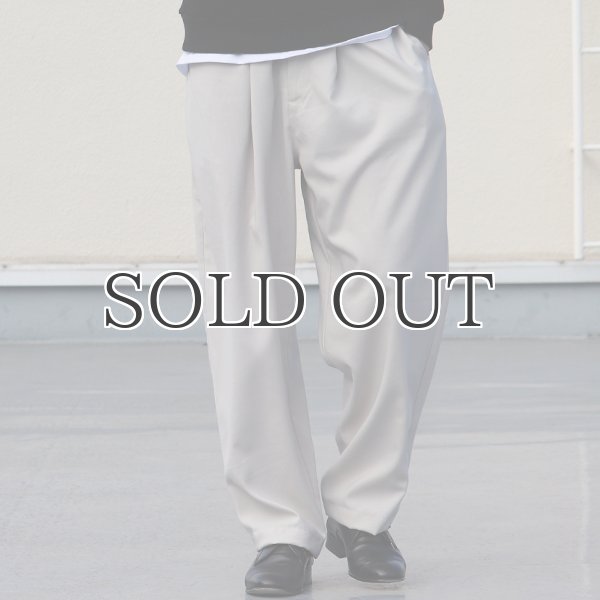 画像8: Reflax®(リフラクス)テック リネンライク ウェザー 1タックワイドイージーパンツ【MADE IN JAPAN】『日本製』/ Upscape Audience (8)