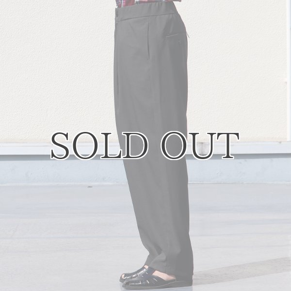 画像10: Reflax®(リフラクス)テック リネンライク ウェザー 1タックワイドイージーパンツ【MADE IN JAPAN】『日本製』/ Upscape Audience (10)