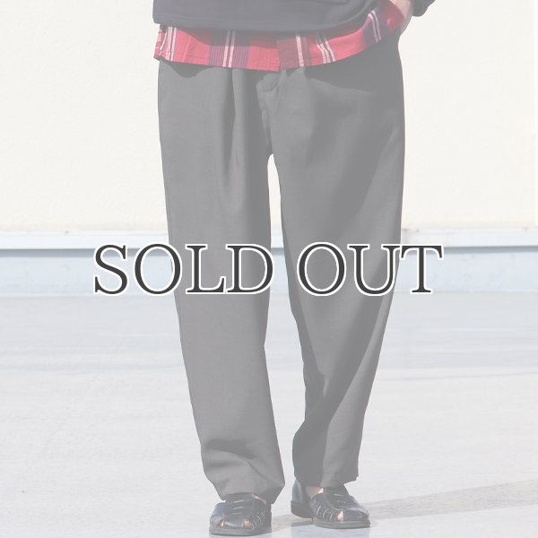 画像4: Reflax®(リフラクス)テック リネンライク ウェザー 1タックワイドイージーパンツ【MADE IN JAPAN】『日本製』/ Upscape Audience (4)