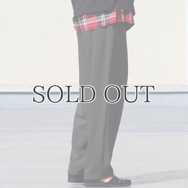 画像5: Reflax®(リフラクス)テック リネンライク ウェザー 1タックワイドイージーパンツ【MADE IN JAPAN】『日本製』/ Upscape Audience (5)