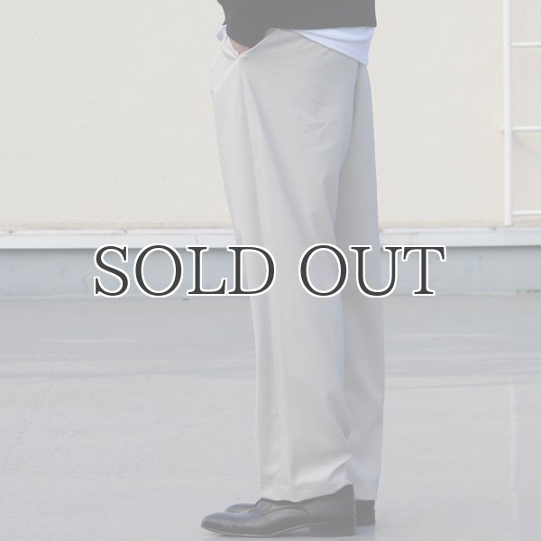 画像6: Reflax®(リフラクス)テック リネンライク ウェザー 1タックワイドイージーパンツ【MADE IN JAPAN】『日本製』/ Upscape Audience (6)