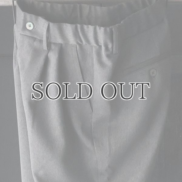 画像15: Naturemier™️（ナチュレミア）TECH リネンライク メランジツイル 2タック テーパード イージーパンツ【MADE IN JAPAN】『日本製』【送料無料】/ Upscape Audience (15)