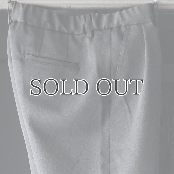 画像16: Naturemier™️（ナチュレミア）TECH リネンライク メランジツイル 2タック テーパード イージーパンツ【MADE IN JAPAN】『日本製』【送料無料】/ Upscape Audience (16)