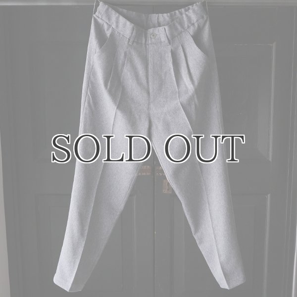 画像7: Naturemier™️（ナチュレミア）TECH リネンライク メランジツイル 2タック テーパード イージーパンツ【MADE IN JAPAN】『日本製』【送料無料】/ Upscape Audience (7)