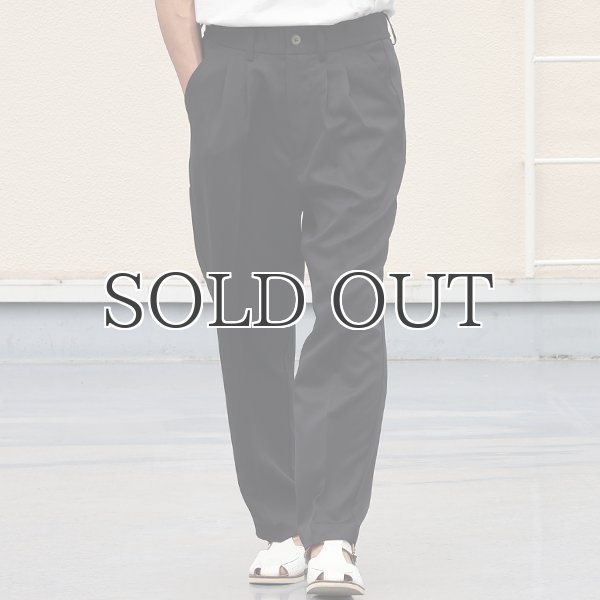 画像2: Naturemier™️（ナチュレミア）TECH リネンライク メランジツイル 2タック テーパード イージーパンツ【MADE IN JAPAN】『日本製』【送料無料】/ Upscape Audience (2)