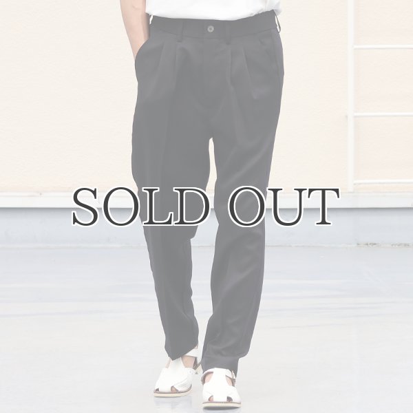 画像3: Naturemier™️（ナチュレミア）TECH リネンライク メランジツイル 2タック テーパード イージーパンツ【MADE IN JAPAN】『日本製』【送料無料】/ Upscape Audience (3)