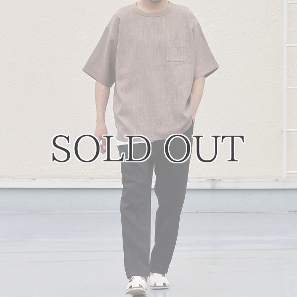 画像6: Naturemier™️（ナチュレミア）TECH リネンライク メランジツイル 2タック テーパード イージーパンツ【MADE IN JAPAN】『日本製』【送料無料】/ Upscape Audience (6)