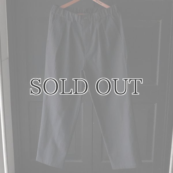 画像14: 「和歌山」綿麻ビンテージソフトキャンバス 2タック イージーワイドパンツ【MADE IN JAPAN】『日本製』 / Upscape Audience (14)