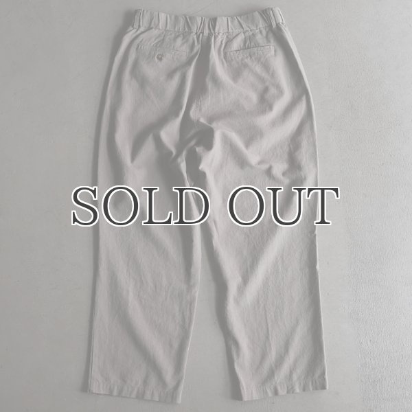 画像11: 「和歌山」綿麻ビンテージソフトキャンバス 2タック イージーワイドパンツ【MADE IN JAPAN】『日本製』 / Upscape Audience (11)