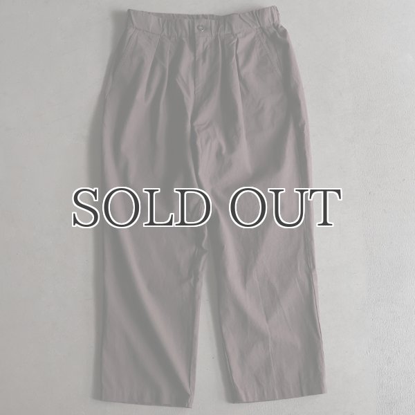 画像12: 「和歌山」綿麻ビンテージソフトキャンバス 2タック イージーワイドパンツ【MADE IN JAPAN】『日本製』 / Upscape Audience (12)