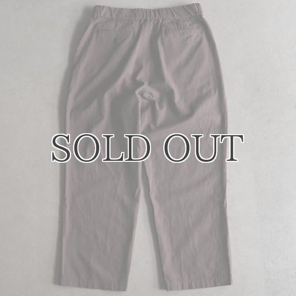 画像13: 「和歌山」綿麻ビンテージソフトキャンバス 2タック イージーワイドパンツ【MADE IN JAPAN】『日本製』 / Upscape Audience (13)