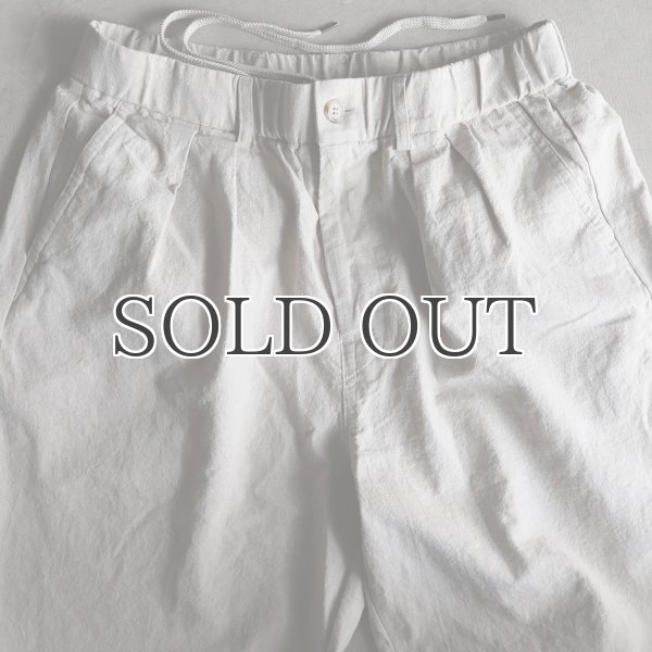 画像6: 「和歌山」綿麻ビンテージソフトキャンバス 2タック イージーワイドパンツ【MADE IN JAPAN】『日本製』 / Upscape Audience (6)