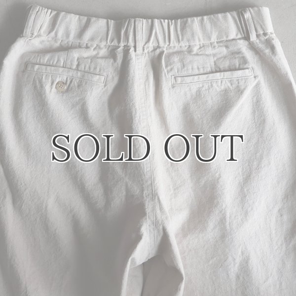 画像7: 「和歌山」綿麻ビンテージソフトキャンバス 2タック イージーワイドパンツ【MADE IN JAPAN】『日本製』 / Upscape Audience (7)