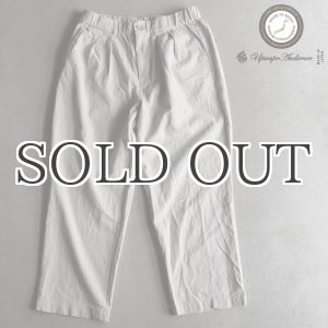 画像: 「和歌山」綿麻ビンテージソフトキャンバス 2タック イージーワイドパンツ【MADE IN JAPAN】『日本製』 / Upscape Audience
