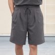 画像2: Naturemier™ (ナチュレミア) TECH リネンライクトロワッシャー 2タック イージーショーツ【MADE IN JAPAN】『日本製』 / Upscape Audience (2)