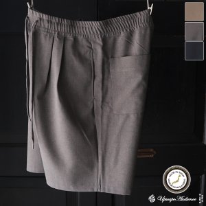 画像: Naturemier™ (ナチュレミア) TECH リネンライクトロワッシャー 2タック イージーショーツ【MADE IN JAPAN】『日本製』 / Upscape Audience