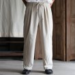 画像12: Naturemier TM (ナチュレミア) TECH リネンライク トロワッシャー 2タック ワイド イージーパンツ【MADE IN JAPAN】『日本製』/ Upscape Audience (12)