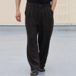 画像3: Naturemier TM (ナチュレミア) TECH リネンライク メランジツイル 2タック ワイド イージーパンツ【MADE IN JAPAN】『日本製』【送料無料】/ Upscape Audience (3)