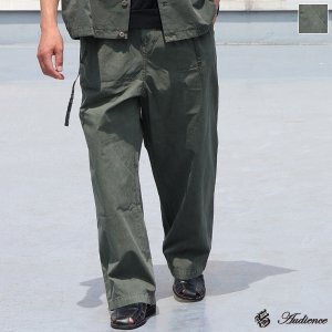 画像: ピグメント 馬布 (ホースクロス) 2タック ワイド イージーパンツ /Audience【ご予約・2月上旬〜下旬予定】