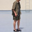画像8: 綿ナイロンキャンバス サイドドローコード ビックポケット カーゴ イージーショーツ /Audience (8)